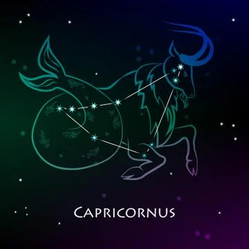 Capricornus 스톡 일러스트