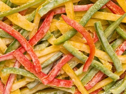 Capsicum salad Stock Photos