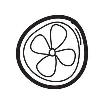 Capsicum Slice Illustrazione stock