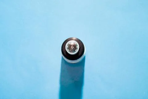 Capsule with camera for capsular endoscopy on white background Stock Photos