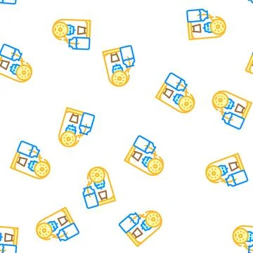 Capsule coffee machine vector seamless pattern イラスト素材