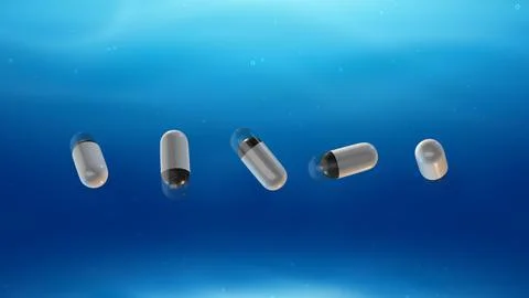 The Capsule Endoscopy System Pillcam concept Stock Illustration
