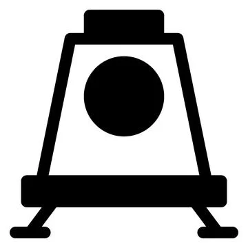 Capsule glyph icon vector illustration isolated on white background Stock Illustration