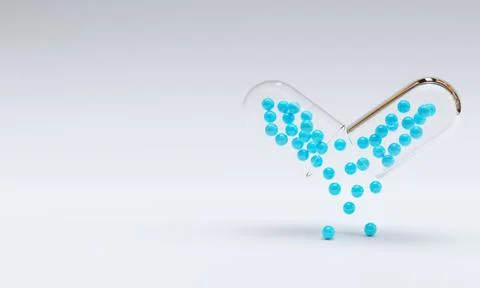 Capsule with granules Stock Illustration