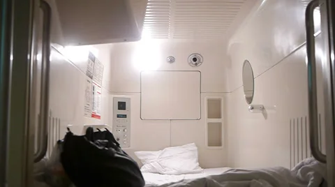 Capsule Hotel Panoramic - outside Stock Footage 30599765