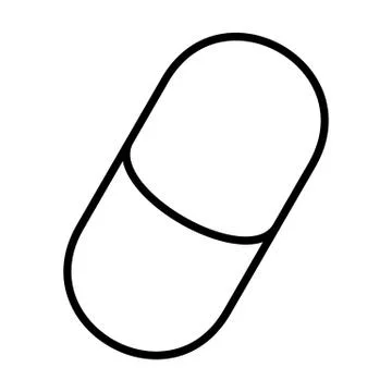 Capsule Icon Stock Illustration