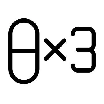 Capsule icon template Stock Illustration