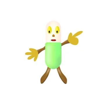 Capsule illustration Stock Illustration