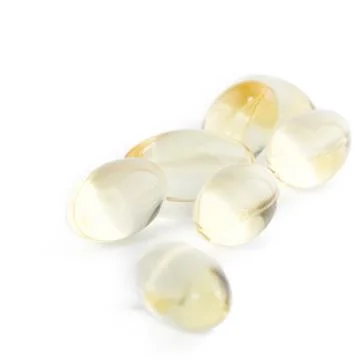 Capsule isolated on white Foto stock