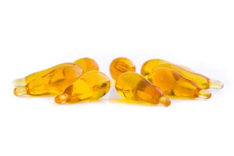 Capsule isolated on white Stock Photos