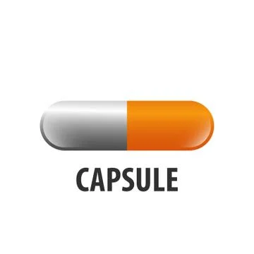 Capsule loading logo concept design. Symbol graphic template element vector Stock Illustration