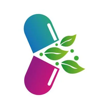  Capsule Logo Design pharmacy logo vector Stock Illustration