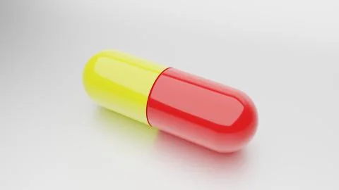 Capsule Medicine 库存插图