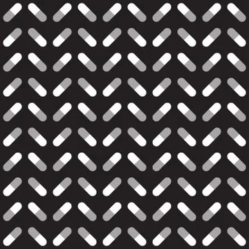 Capsule pattern. Seamless vector background Stock Illustration