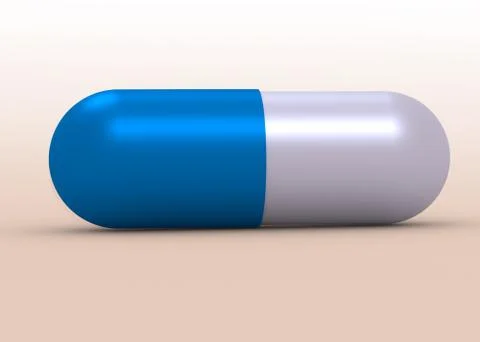 Capsule pill Stock Illustration