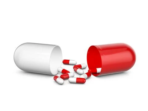 Capsule pill Stock Illustration