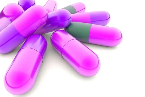 Capsule pill isolated Stock Illustration