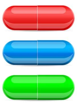 Capsule pills Illustrazione stock