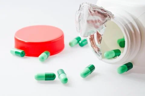 Capsule pills Stock Photos