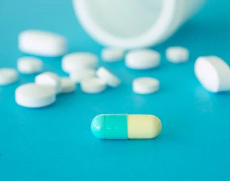 Capsule pills Stock Photos
