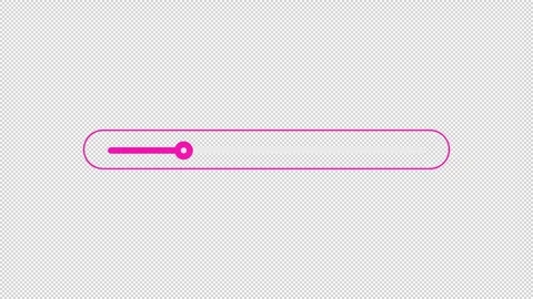 Capsule progress bar flat UI element animation Stock Footage 340284518