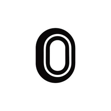 Capsule shape symbol logo vector Stock Illustration