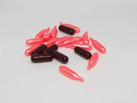 Capsules and tablets Stock Photos