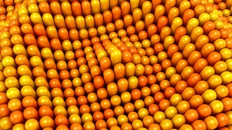 Capsules Formed A Wave Stock Footage 125854562