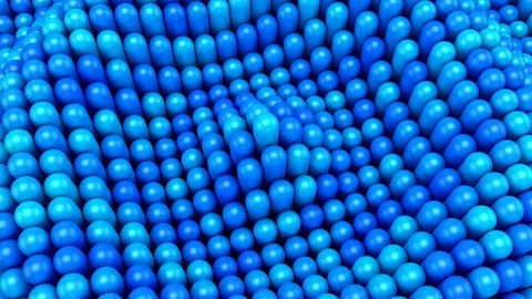 Capsules Formed A Wave Stock Footage 125854896