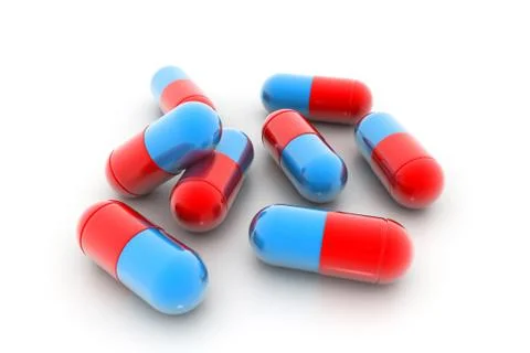Capsules. Stock-Illustration