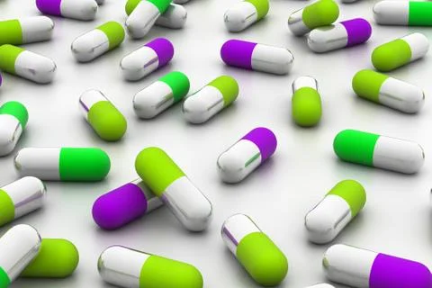 Capsules. Stock Illustration