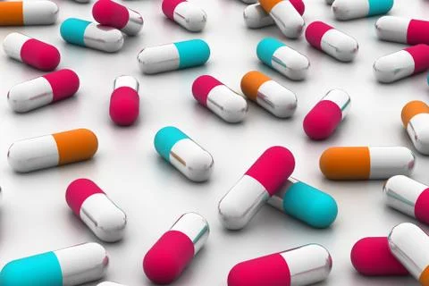 Capsules. Stock Illustration