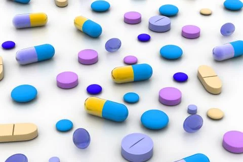 Capsules. Stock Illustration