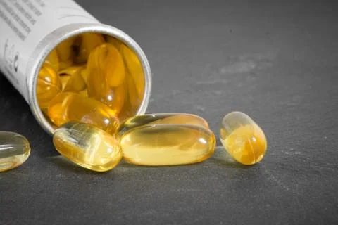 Capsules pills closeup Stock Photos