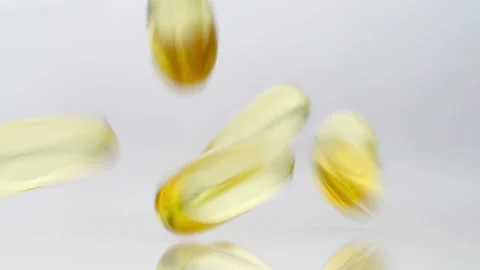 Capsules of a vitamins Stock Footage 89900794