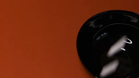 Capsules,white tablets fall black plate,Red table,background,medicine,virus Stock Footage 125351826