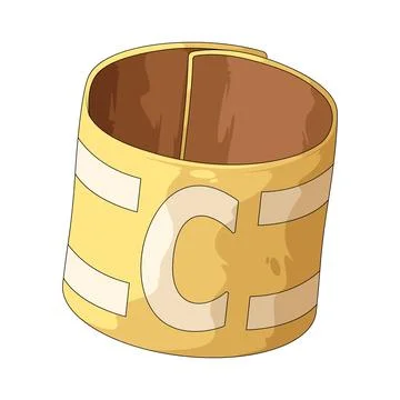 Captain Armband illustration Ilustração Stock