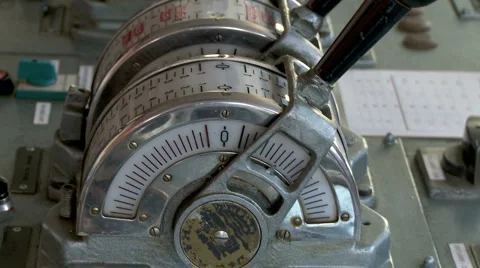 Captain bridge buttons speed control Stock Footage 2199187