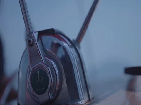 Captain on deck of large ship steering a wheel. Sailor at the helm of a sailboat 動画素材 70181337