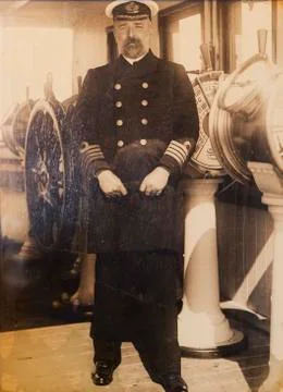 Captain Edward John Smith, Rd Rnr, January 27 1850 To April 15 1912. Captain 库存照片
