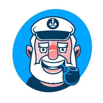 sea captain clipart profile