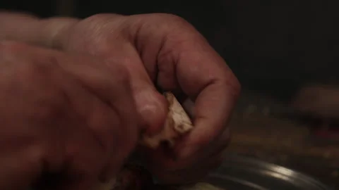 A captain having his dinner on the ship Stock Footage 259626990