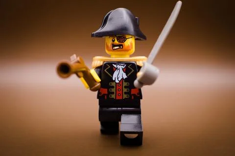 Captain Hook ready for his next adventure Stock Photos