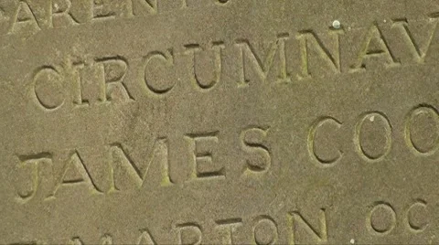 Captain james cook gravestone Stock Footage 8662858