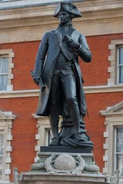 Captain James Cook Statue Stock Photos