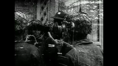 Captain James P. Spruill of the U.S. Army speaks of the thoughtfulness and Stock Footage 79513874