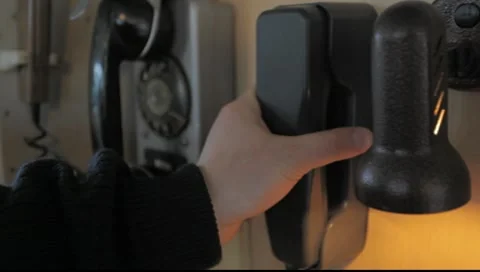 Captain picks a phone Video stock 9798291