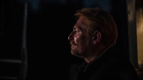 Captain Of Small Ship On A Deck Stock Footage 75443541