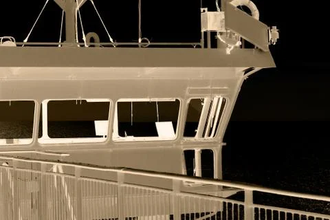 The captain's cabin on liner Stock Photos