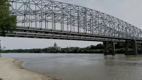 Captiol Bridge Time Lapse Stock Footage 76936847